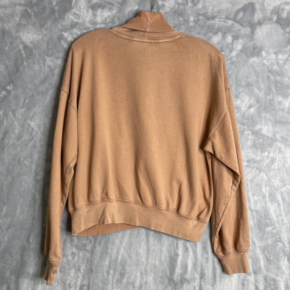 J. Crew Magic Rinse Tan Turtleneck Sweatshirt